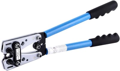 Kraanwerkzeuge krimp tang 6-50 mm² - carbon staal - ergonomische handgrepen - ideaal voor kabels - ShopVlot