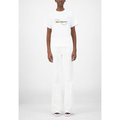 Daily Paper White Kestan T-shirt Größe: XS | Hemden Outlet | Damen | Weiß
