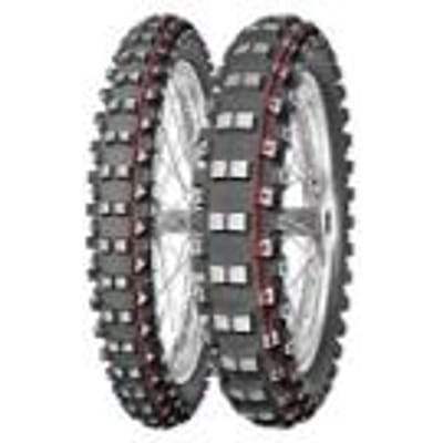 Mitas Terra Force-MX SM ( 80/100-12 TT 50M Achterwiel, Rubbermengsel SOFT Medium, NHS, rot & gelb )