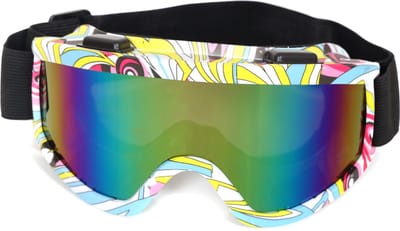 Skibril Multicolor - Ski Bril - Foute Party - Carnaval - Après Ski - Verkleedaccessoire - Volwassenen - One Size