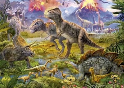 Dinosaurus Puzzel 1000 Stukjes voor Volwassenen - Pedagogisch Speelgoed en Uitdaging