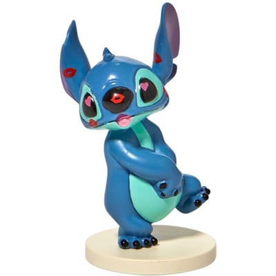 Disney beeldje - ENESCO - Stitch and Angel: Stitch met kusjes op het gezicht - Grand Jesture Studios
