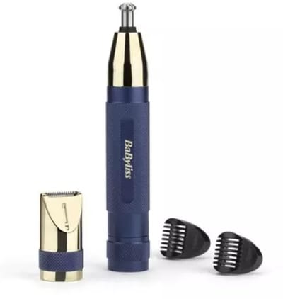 BaByliss Super-X Metal Series Neus-, Oor- en Wenkbrauwtrimmer E112E - Special Edition - Neushaartrimmer, wenkbrauwtrimmer - incl. 2 opzetkammen