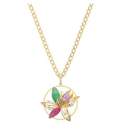 Swarovski Togetherness Hartslot Liefde Verguld Ketting Dames ketting 5561595 Gold beige