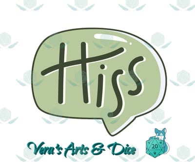Hiss Sticker - Wilde Dieren - Tekst Quotes Stickers - Deur Stickers - Handgemaakte Stickers - Journaling - Bullet Journal - Scrapbooking - Leuke Stickers - Laptop Sticker - Telefoon Sticker - Cute - Dier - Lief - Schattig - Wilde Dieren