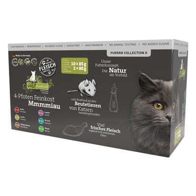catz finefood Puur Multipak Maaltijdzakjes 12 x 80/85 g Kattenvoer - Multipak 2