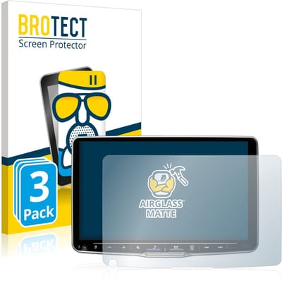 BROTECT - Screenprotector voor Alpine iLX-F905D - Folie Beschermfolie Beschermglas matte 3 Stuks