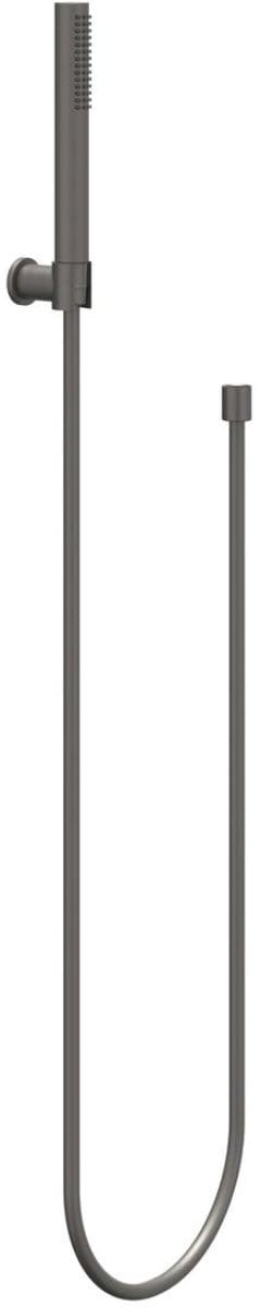 IVY Handdoucheset - Staafhanddouche - Verstelbare Wandsteun - Doucheslang 120 cm - Geborsteld Metal Black PVD