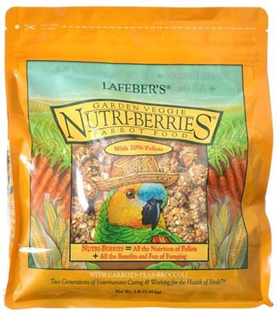 Lafeber Nutri-Berries Garden Veggie - Papegaai - 1,36 kg