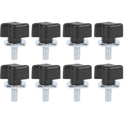 Kit de fixation rapide pour toit rigide, vis à oreilles et écrou, compatible avec Jeep Wrangler YJ TJ JK M8 25 mm 95‑16