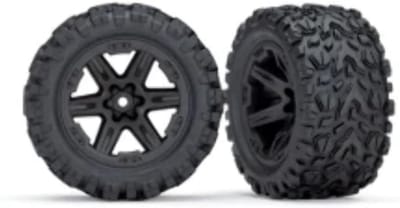Grote Zwarte Achterwielen 2.8 Inch voor Hobby RC Auto's met 17mm Hex