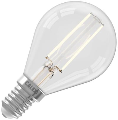 2 stuks - Calex - Led - kogellamp - 3,5W (25W) E14 - Helder