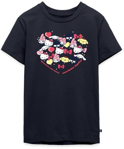 Hello Kitty En Vrienden Ballonnen In Hartvorm Premium T-Shirt Tiener