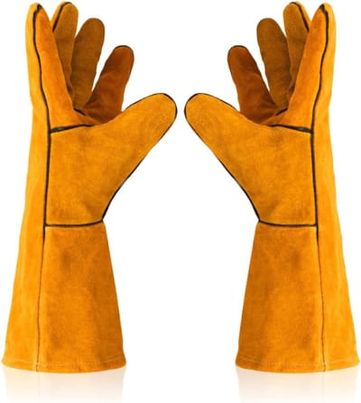 Werkhandschoenen 1 paar anti-bijt beschermingshandschoenen, dierhanteringshandschoenen, om uw handen te beschermen tegen beten. werkhandschoenen van leer,
