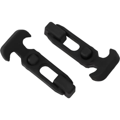 2 STUKS Koeler Vergrendeling Flexibele T-greep Rubberen Trekvergrendeling voor Koeler Boot Gereedschapskist Off-Road Auto black