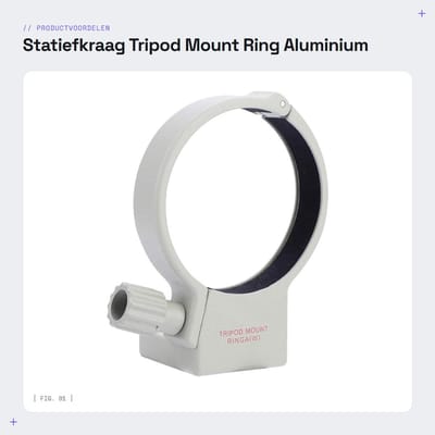 Dailygoods- Statiefkraag Aluminium - Tripod Beugel - Statiefhouder - Statiefklem - Universeel voor 70-200 mm f/4L USM - Lichtgewicht en duurzaam - Lensmount