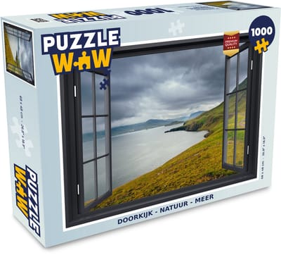 Puzzel Doorkijk - Natuur - Meer - Legpuzzel - Puzzel 1000 stukjes volwassenen