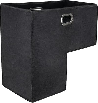 Trapmand Organizer - Vilt Opberger - Ruimtebesparend - Lichtgewicht met handvatten - 2 x 68 x 2 cm - Zwart