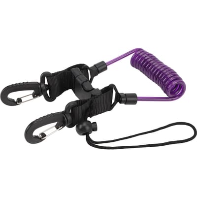 Duikcamera Lanyard Snelkoppelgesp Roestvrijstalen Draad Veer Opgerolde Camera Lanyard voor