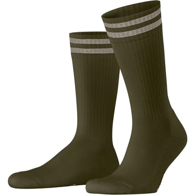FALKE Dynamic Wool gedessineerd wol sokken unisex groen - maat 37-38