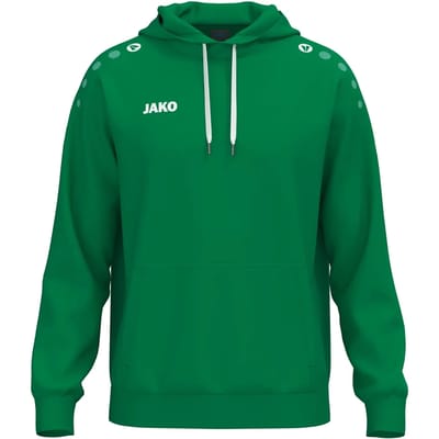 JAKO Sweater met kap One Cotton sportgroen kindermaten 6701k-200