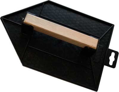Toolland Schuurbord, kunststof, houten handvat, met punt, 270 x 170 mm