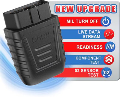 Draadloze OBD2 Bluetooth 5.0 auto diagnostische scanner voor motorfoutcodes