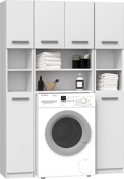 Opbouwkast-Wasmachine Ombouwkast Met 2 kolomkasten
