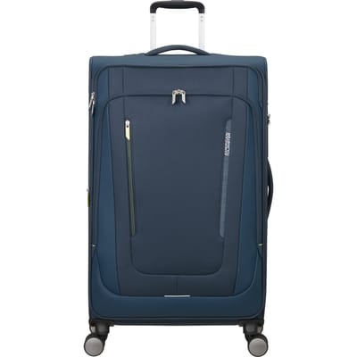 American Tourister trolley Wanderlite Spinner Exp. TSA Dark Navy donkerblauw 80cm