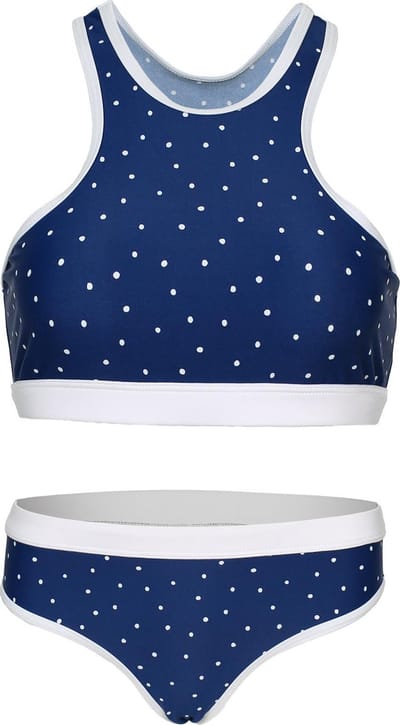 Bikini sport basic - Navy stippen 128-134