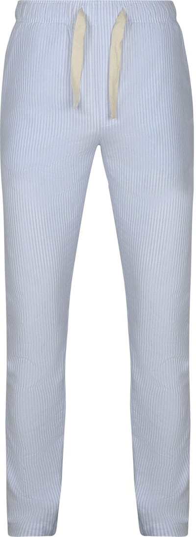 Steppin' Out Loungebroek Streep Lichtblauw - Maat S - Heren - Pyjama
