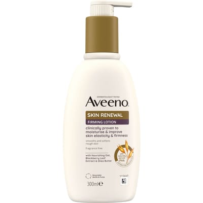 Aveeno Skin Renewal Firming Lotion | for Skin Elasticity & Firmness, 300ml