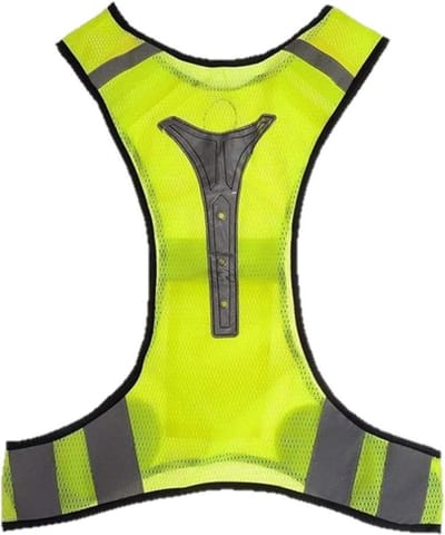 New Age Devi - Reflectie LED vest - Hardloop- en fietsverlichting - One size - Voor veilig hardlopen en fietsen