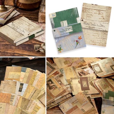 Scrapbookpapier voor Creatieve Projecten - 200 Vellen in 2 Stijlen, Accessoires voor DIY Fotoalbums en Notitieboeken