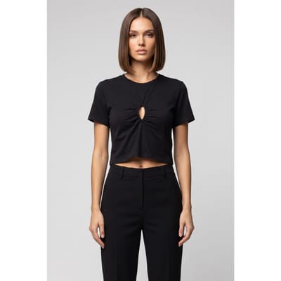 IRO Paris Tejy T-shirt Black Size: XS | T-Shirts Outlet | Dames | Zwart
