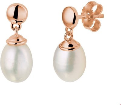 Roségoud Oorhangers parel 4401154