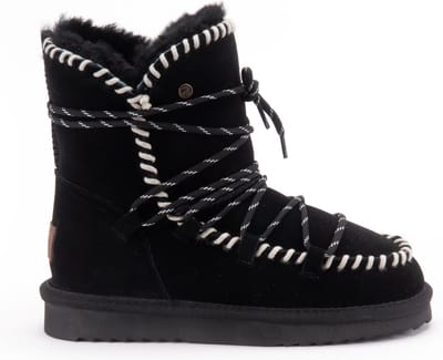 Warmbat Waturra Vrouwen Laarzen - Zwart - Maat 37