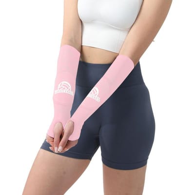 Sport Volleybal Armbeschermer Spons Volleybal Onderarm Armbeschermer Jeugd Anti-verstuiking Pols Professioneel Armbeschermer Gereedschap One size fits all roze