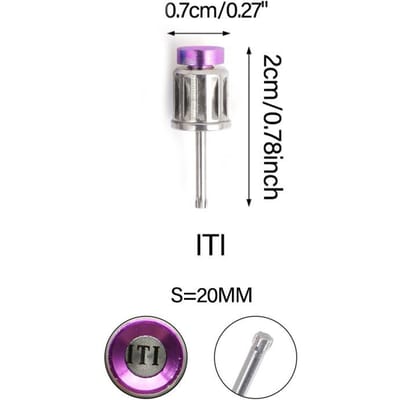 1 pièce Tournevis dynamométrique pour implant dentaire Clé à douille Universel Pilote prothétique Outil de dentisterie Pour dentiste