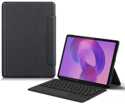 2-in-1 Toetsenbordhoes met Touchpad Compatibel met Lenovo Yoga Tab Plus 12.7 inch - Bluetooth Toetsenbord & Beschermhoes
