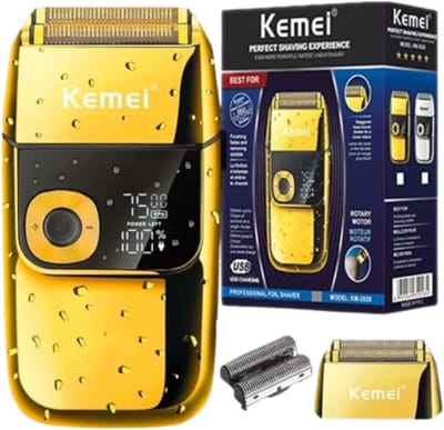 Kemei 2028 Shaver Scheerapparaat -Kemei Shaver - Scheerapparaat - Scheren - Gold Edition