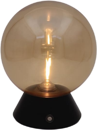 Luxus Europe - Tafellamp Touch Nora Zwart - Draadloze LED Tafellamp Binnen - USB-C Oplaadbaar - Touchbediening - Dimbaar - 3 Lichtkleuren