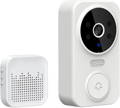 Videodeurbel Wifi - Slimme Camera - Huisbeveiliging - Tweeweg-intercom - 1080P HD - Wit