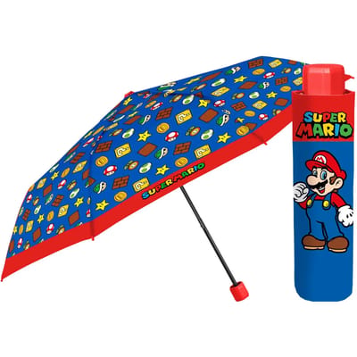 Handmatige opvouwbare paraplu Perletti Super Mario Bros Mario