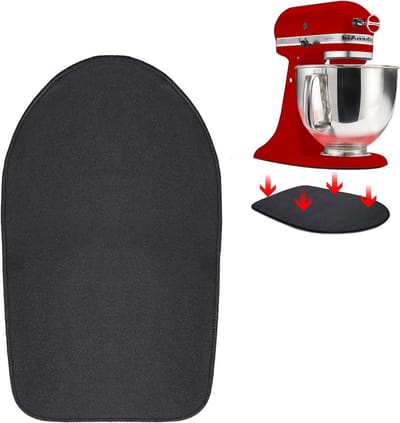 Schuifmat Keukenmachine - Mixer Pad - Apparaat Verplaatsen - Speciaal Ontworpen - 34 x 21 cm - Rood