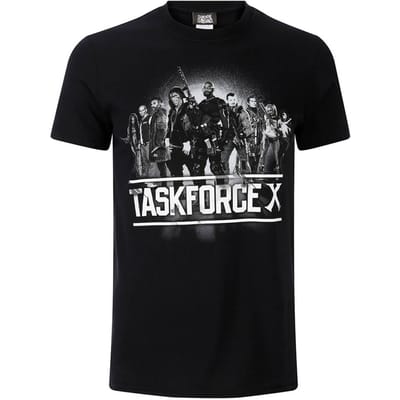 Suicide Squad Taskforce X Heren T-Shirt - Zwart - S