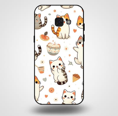Smartphonica Telefoonhoesje voor Samsung Galaxy A5 2017 met katten opdruk - TPU backcover case katten design geschikt voor Samsung Galaxy A5 2017