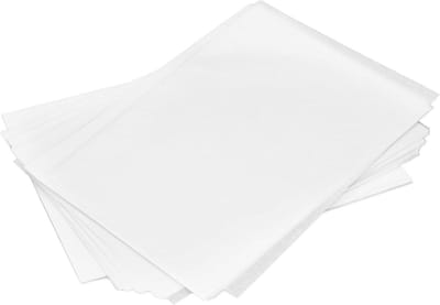 Calqueerpapier Vellen - Overtrekpapier Doorschieter - Kunst Tekenen Knutselen - Glad Semi-transparant - 250 A5 Stuks - Wit