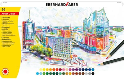 Eberhard Faber kleurpotloden - Artist Color - 36 stuks - metaaletui - EF-516136