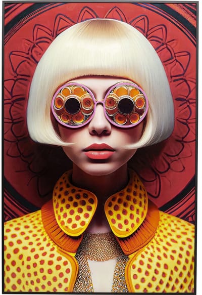 Schilderij LED Fancy blond 55x75cm Kare Design